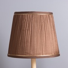 Лампа настольная «Луиза» 1×40 Вт Е27 1×5 Вт LED черный/шоколад 25×25×43 см - Фото 3