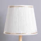 Лампа настольная «Луиза» 1×40 Вт Е27 1×5 Вт LED черный/дымчатый 25×25×43 см - Фото 3