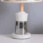 Лампа настольная «Луиза» 1×40 Вт Е27 1×5 Вт LED черный/дымчатый 25×25×43 см - Фото 4