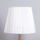 Лампа настольная «Клаудия» 1×40 Вт Е27 1×5 Вт LED белый/прозрачный 21×21×34 см - Фото 3