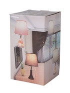 Лампа настольная "Клаудия" 1х40Вт Е27 1х5Вт LED белый/прозрачный 21х21х34см - фото 809526964