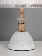 Лампа настольная «Ким» 1×40 Вт Е27 1×5 Вт LED белый/золото 23×23×40 см - Фото 3