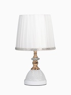 Лампа настольная «Ким» 1×40 Вт Е27 1×5 Вт LED белый/золото 23×23×40 см - Фото 6
