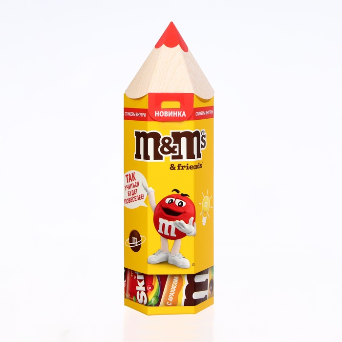

Набор драже "Карандаш на 1 сентября" M&Ms Friends, 60 г