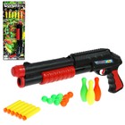 УЦЕНКА Ружьё «Комбат», с кеглями, стреляет мягкими пулями и шарами - Фото 1