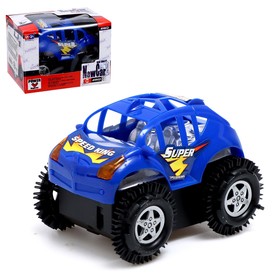 {{photo.Alt || photo.Description || 'Джип-перевёртыш «Трюкач», работает от батареек, цвет синий, уценка'}}