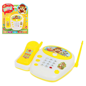 {{photo.Alt || photo.Description || 'УЦЕНКА Музыкальный телефончик «Весёлые зверята», русская озвучка'}}