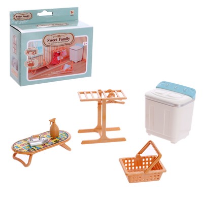 УЦЕНКА Набор игровой «Мебель для питомцев. Прачечная» с аксессуарами