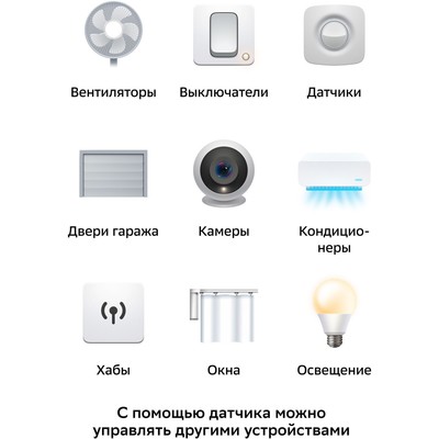 Датчик движения Sber SBDV-00029, голосовой помощник Салют, Zigbee, smart, белый