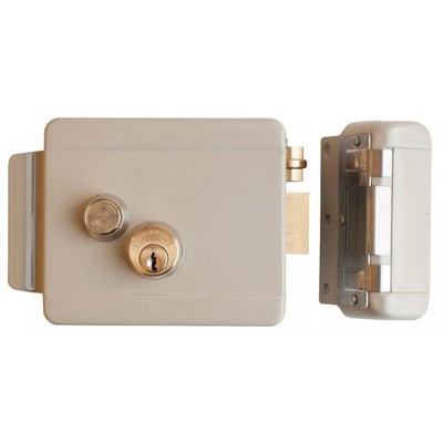 Замок электромеханический Falcon Eye FE-2369i, сталь, серый