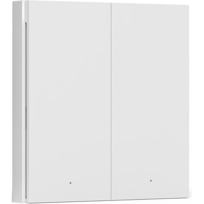 Умный выключатель Aqara Wireless Remote Switch H1 2-хкл. белый (WRS-R02)