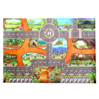 Игровой набор «Динопарк», коврик-дорога, 4 машины, 5 фигурок, наклейки - Фото 3