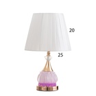 Лампа настольная «Ева» 1×40 Вт Е27 1×4 Вт LED золото/розовый 25×25×42 см - Фото 6