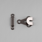 Крючок для брюк и юбок, медь, 2×2 см, 2 шт., цвет чёрный никель - Фото 3