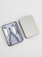 Набор маникюрный, 5 предметов, в металлическом футляре, серебристый - Фото 3