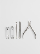 Набор маникюрный, 5 предметов, в металлическом футляре, серебристый - Фото 4