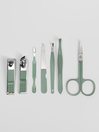Набор маникюрный, 7 предметов, в футляре, ментоловый - Фото 4