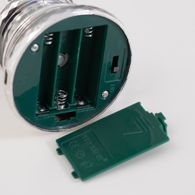 Лава лампа «Снеговик» LED 3хААА, USB серебро 6.5×8×23.7 см