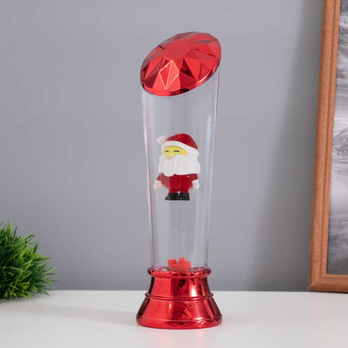 

Лава лампа «Дед мороз» LED 3хААА, USB красный 6,5х8х23,7см