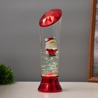 Лава лампа «Дед мороз» LED 3хААА, USB красный 6,5х8х23,7см - фото 5283214