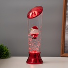 Лава лампа «Дед мороз» LED 3хААА, USB красный 6.5×8×23.7 см - Фото 5