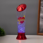 Лава лампа «Сердце» LED 3хААА, USB красный 6.5×6.5×23.7 см - Фото 2
