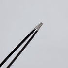 Пинцет заострённый, 9.5 см, чёрный - Фото 4