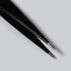 Пинцет заострённый, 9.5 см, чёрный - Фото 6