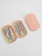 Набор маникюрный, 8 предметов, в пластиковом футляре, розовый - Фото 3