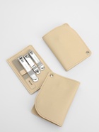 Набор маникюрный, 4 предмета, в раздвижном футляре, бежевый - Фото 3