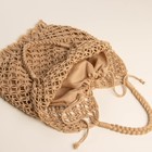 Сумка женская SL Home, ручное плетение, хлопок, длина ручек 15 см, 40×32 см - Фото 4