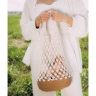 Сумка женская SL Home, ручное плетение, хлопок, 27×48 см - Фото 10