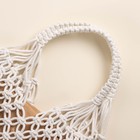 Сумка женская SL Home, ручное плетение, хлопок, 27×48 см - Фото 3