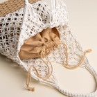 Сумка женская SL Home, ручное плетение, хлопок, 27×48 см - Фото 4