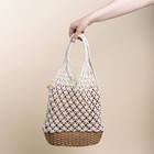 Сумка женская SL Home, ручное плетение, хлопок, 27×48 см - Фото 8