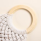 Сумка женская SL Home, ручное плетение, хлопок, кольцо 14.5 см, 30×45 см - Фото 3