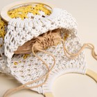 Сумка женская SL Home, ручное плетение, хлопок, кольцо 14.5 см, 30×45 см - Фото 4