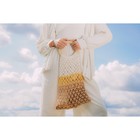 Сумка женская SL Home, ручное плетение, хлопок, кольцо 14.5 см, 30×45 см - Фото 8