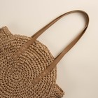 Сумка женская SL Home, ручное плетение, хлопок, длина ручек 30 см, 45×43 см - Фото 3