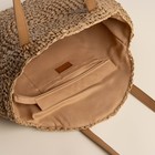 Сумка женская SL Home, ручное плетение, хлопок, длина ручек 30 см, 45×43 см - Фото 4