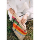 Сумка женская SL Home, ручное плетение, хлопок, длина ручек 28 см, 41×40 см - Фото 10