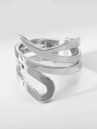 Кольцо металл «Тренд» витое, цвет серебро, безразмерное 10472099