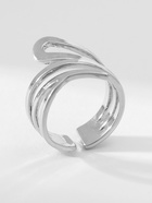 Кольцо металл «Тренд» витое, цвет серебро, безразмерное 10472099