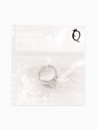 Кольцо металл «Тренд» витое, цвет серебро, безразмерное 10472099