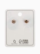 Серьги металл «Атмосфера», круг, сфера, цвет золото - Фото 5