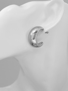 Серьги пластик «Круг» гало, цвет серебро - фото 809302473