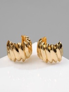 Серьги металл «Абстракция» крыло, цвет золото - Фото 4