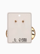 Серьги металл «Геометрия» диск, цвет золото - фото 809473348