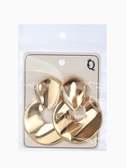 Серьги металл «Геометрия» диск, цвет золото - фото 809473349