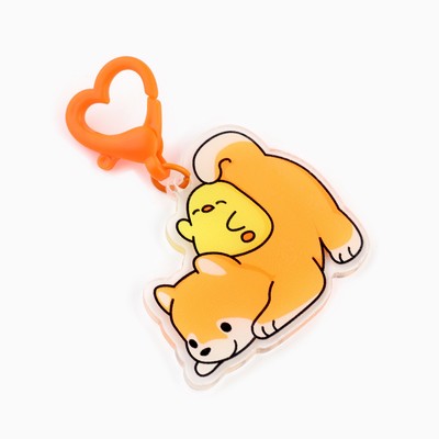 Брелок для ключей, обвес на сумку «Сиба-ину», 5×7.2 см